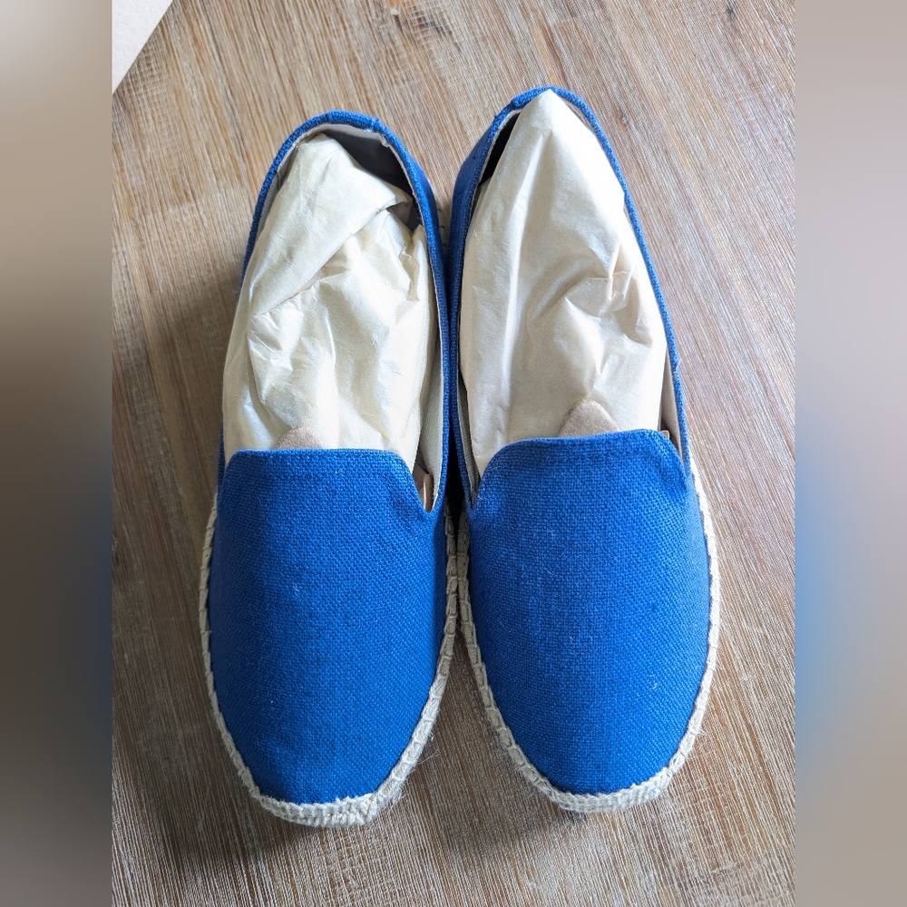 SOLUDOS The Smoking Original Espadrille Marlin Blue New In Box Size 8 - Picture 6 of 8